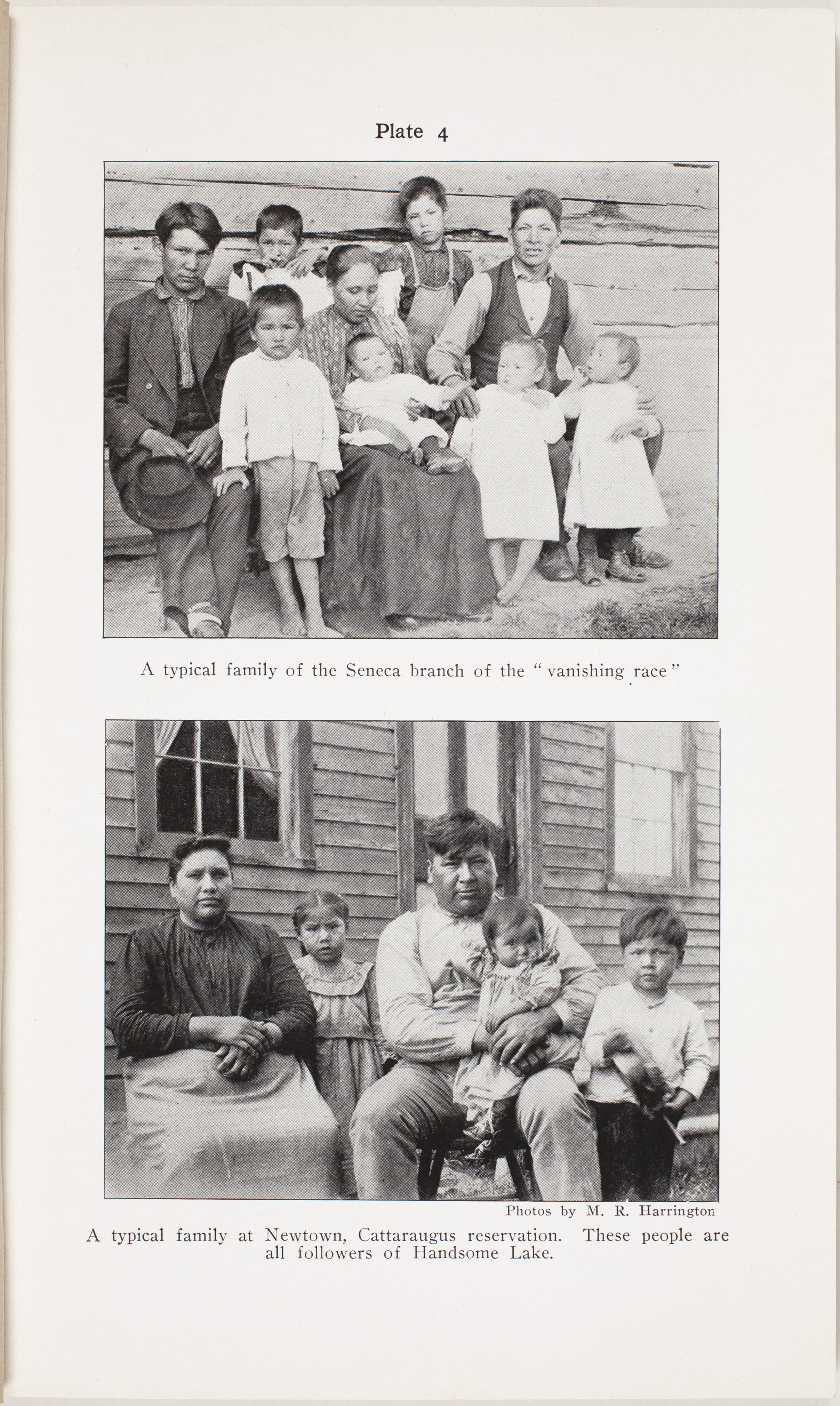 Plate 04: Typical Seneca Family & Newtown Cattarugus Family