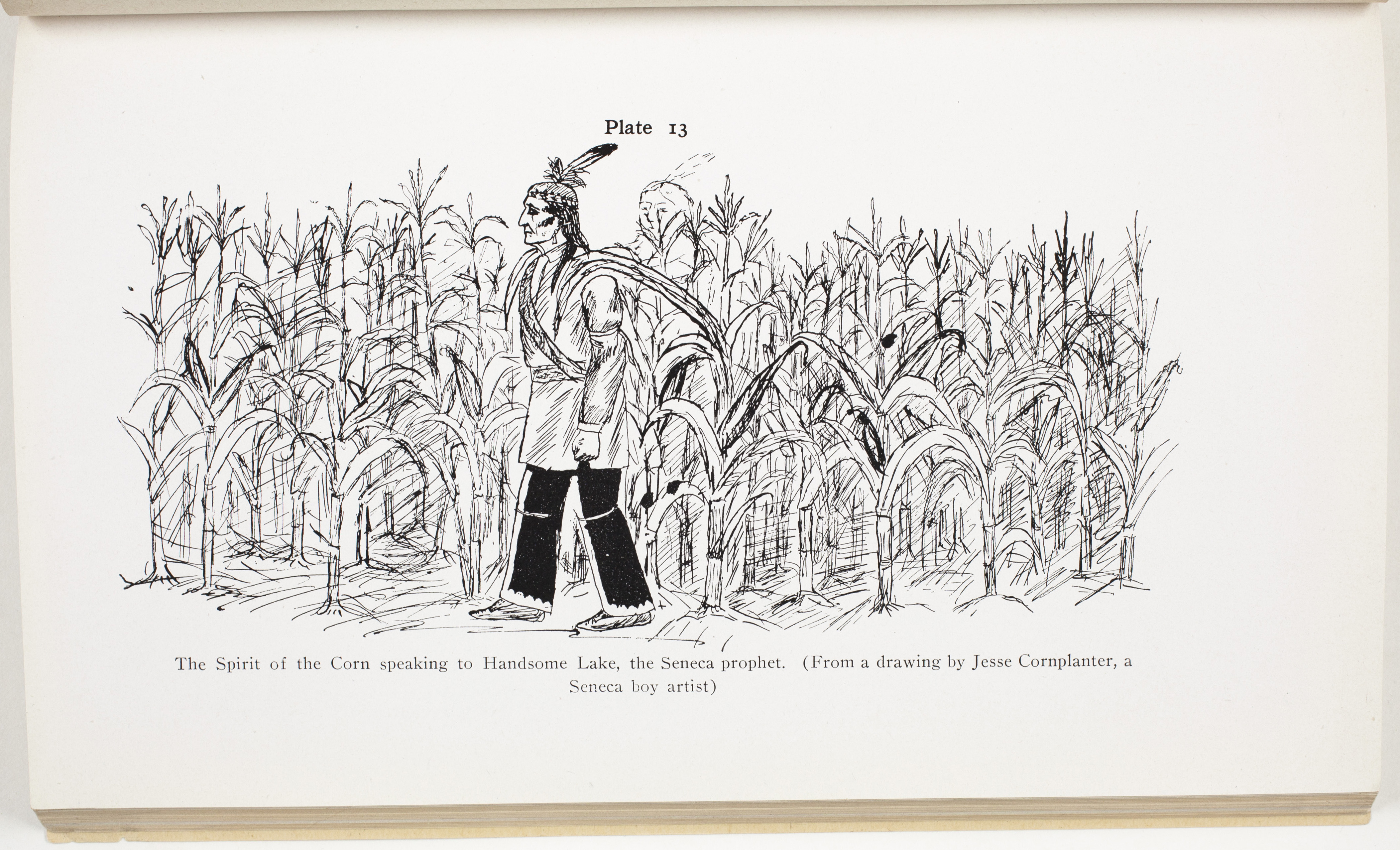 Plate 13: Spirit of the Corn speaking to Handsome Lake