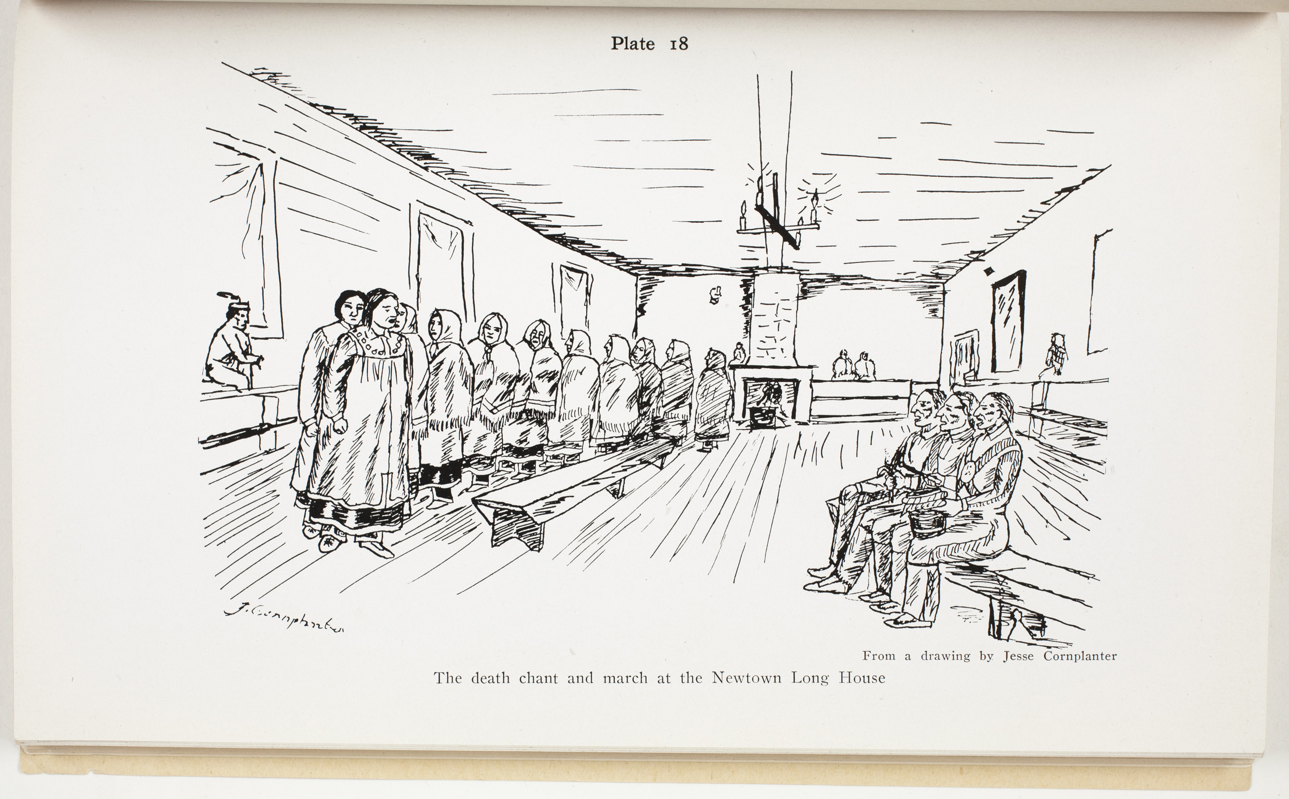 Plate 18: The Death Chant and March at Newtown Long House