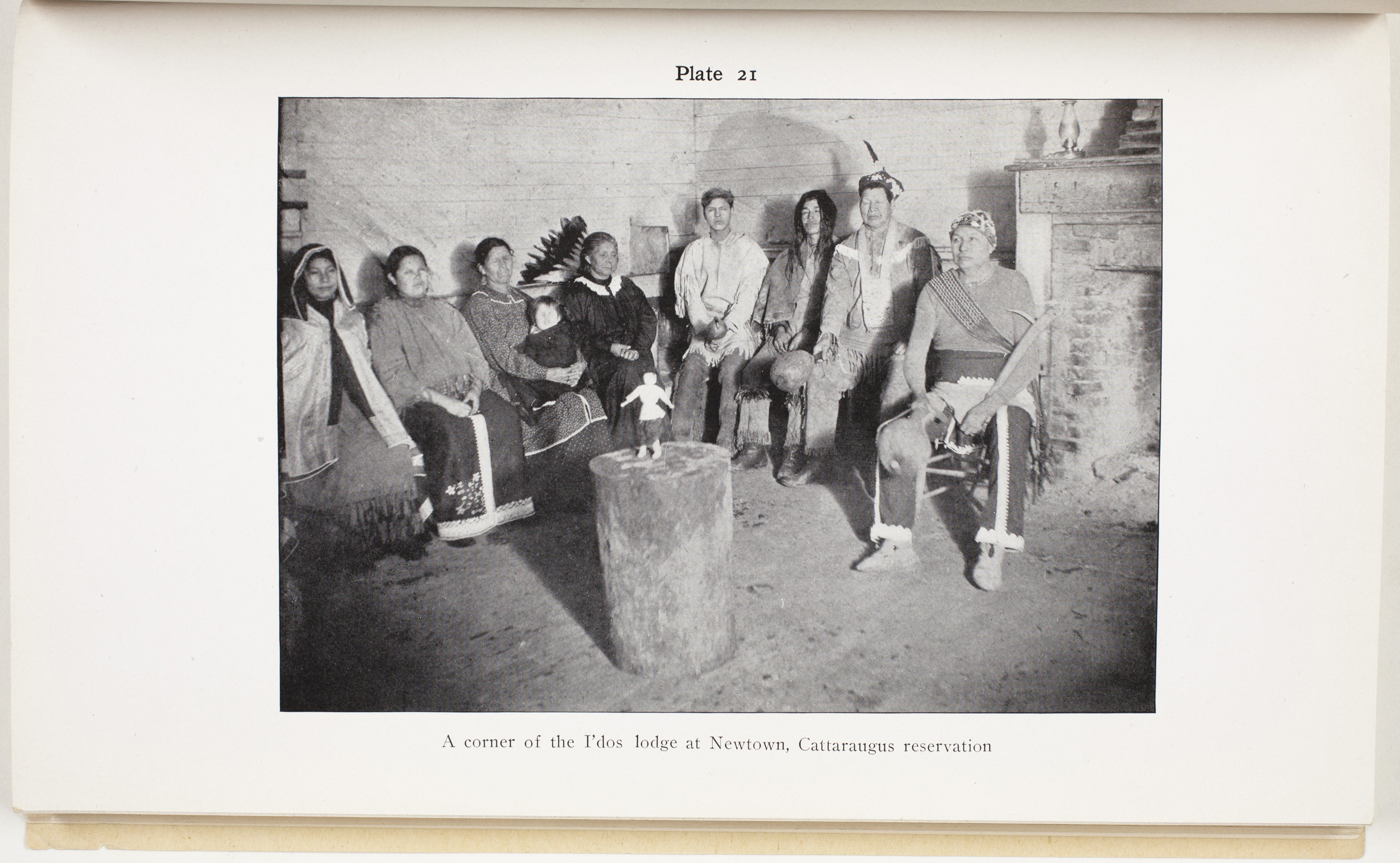 Plate 21: A Corner of the T'dos Lodge at Newtown Catarugus